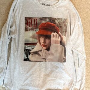 Taylor Swift Gray Cotton Blend Tee